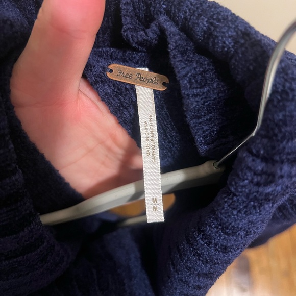 Sz medium Free People Deep Blue Backless Dress - Picture 3 of 6